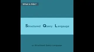 What is SQL?