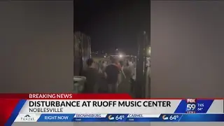 Ruoff Music Center disturbance leads to chaos