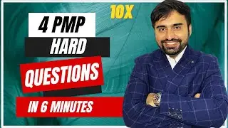 Discussion on 4 PMP Exam Hard Questions in 6 minutes || 