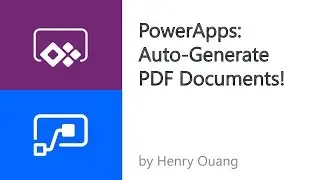 Learn PowerApps and Flow - Generating PDFs from PowerApps