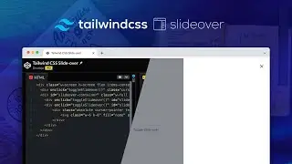 TailwindCSS Slide-over