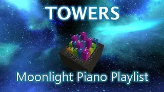 Towers | Moonlight Piano Mood Playlist | Atmospheric Video Game Music