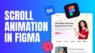 How to Create Full Page Website Scroll Animation in Figma | Figma Tutorial