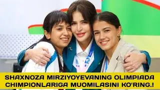 🇺🇿 Prezidentimiz qizi Shahnoza Mirziyoyeva Paralimpiya o'yinlarida qatnashadigan sportchilar bilan 👍