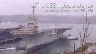 The USS Independence leaves Bremerton