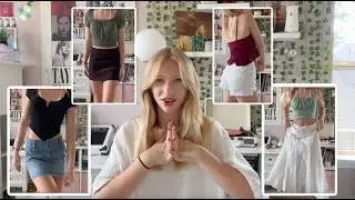 summer THRIFT shopping TRY-ON haul!!!