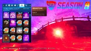 *NEW* SEASON 9 LAVA & ICE GOAL EXPLOSIONS IN ROCKET LEAGUE!