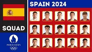 SPAIN SQUAD FOR PARIS OLYMPIC 2024 | SPAIN MENS FOOTBALL OLYMPICS SQUAD 2024