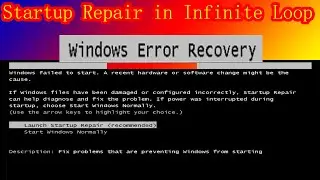 windows error recovery fix 100%