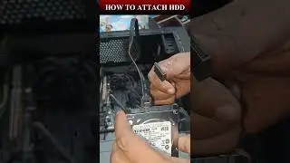 How to Attach Hard DIsk In CPU | Cpu mein HDD Kaise Lagate Hain | 1TB Hard Disk #harddisk #cpu