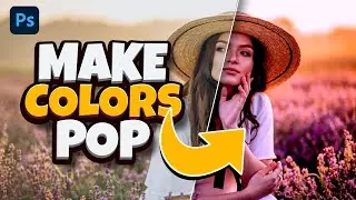 Make Colors POP in Photoshop | 1 Minute Tutorial