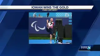 Iowa native 'Armless Archer' takes gold at Paris Paralympics