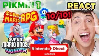 REACT DA NINTENDO DIRECT MAIS LENDÁRIA DA HISTÓRIA!!! | Nintendo Direct 21.06.23