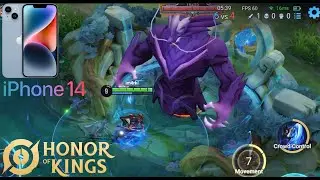 Honor of Kings Test in iPhone 14 with Ultimate Settings