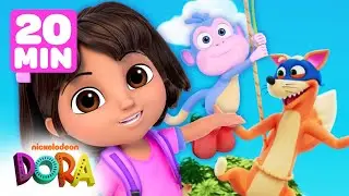 Dora & Swiper Air Rescues! 🎈 20 Minute Compilation | Dora & Friends