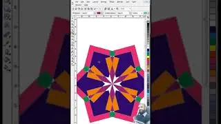 How to make Flooral Design in Coreldraw, #3d #coreldesign  #graphicarts #logodesign #viral #shorts