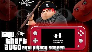 Gru Theft Auto Anti Piracy Screen: GRU TURNS MY PS4 INTO A MINIONTENDO SWITCH!