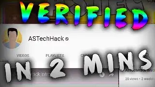 How to Get Verified Check Mark on Youtube in 2 Mins 2018 !!