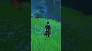 Rishboland Tiger attacking Fungus Genshin Impact