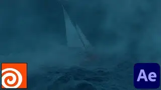 Houdini & After Effects | Ocean Storm