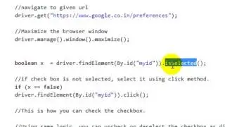 How to select or unselect the checkbox in Selenium