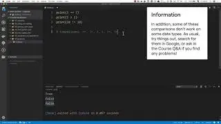 video23 6 Booleans in Python