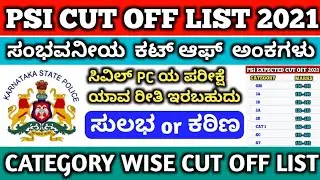 Psi cut off 2021 | psi cut off marks 2021 | psi cut off list 2021 | psi 545 cut off marks 2021