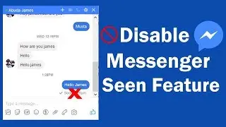 How to Disable The Seen Feature of Facebook Messenger on Mozilla Firefox Browser
