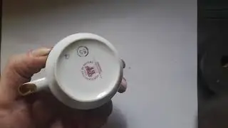 Позолота в советской и импортной посуде.