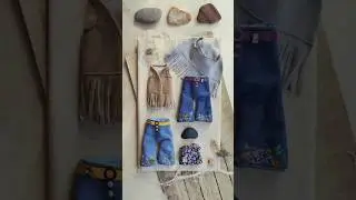 Часть гардероба для моих Тедди близняшек в стиле 70-х готово / 