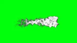 Particle effect/smoke effect Green screen for intro free to use and download