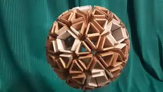 Модульное оригами (снапология),ночник/Modular origami (snapology),night light  V55