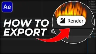 How To Render in After Effects - 2 Simple Methods