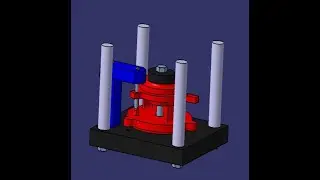 Drilling Jig Animation using CATIA