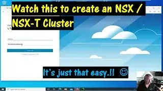 How to deploy and create a VMware NSX-T Management Cluster.  Its just that easy..