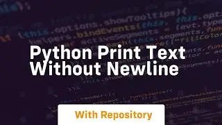 python print text without newline