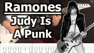 Ramones - Judy Is A Punk | Guitar Tabs Tutorial