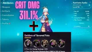 Ayaka 311% Crit Damage + Emblem of Severed Fate mp4