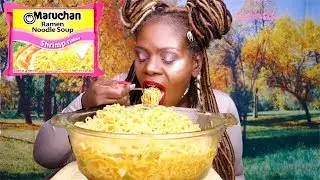 BIG BOWL NOODLES MUKBANG ASMR Eating Sounds | Soft Spoken