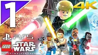 LEGO Star Wars: The Skywalker Saga (PS5) [4K] | Part 1: Episode 1 | 100% Walkthrough