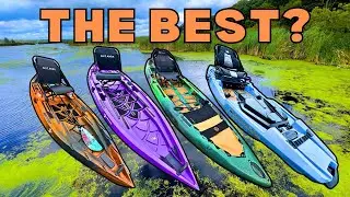 On The Water Fishing Kayak Review! NuCanoe U10 VS Bonafide VS Crescent!