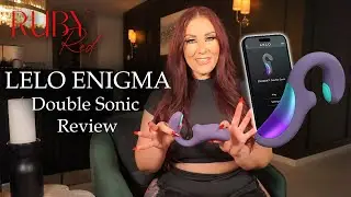 Triple Stimulation Massager 🔥 LELO ENIGMA Double Sonic Review | Ruby Red