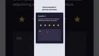 Create a Dynamic 5 Star Rating / Feedback system using HTML CSS and JS