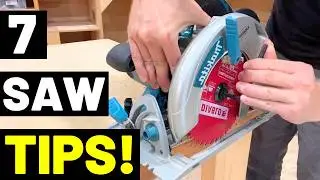How To ADJUST EVERYTHING On Circular Saws! (Most People Don't Know #6 and #7!)