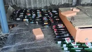 Утепление  погреба   бутылками