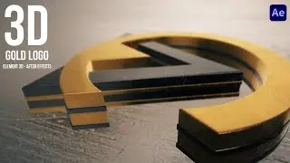3D Gold Logo Reveal - After Effects Tutorial | Element 3D