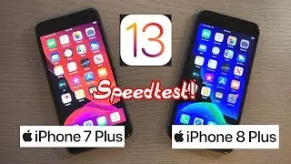 iPhone 7 Plus vs iPhone 8 Plus on iOS 13 GM (Gold Master) Speedtest!