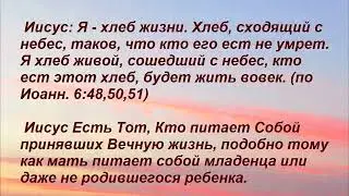 Семя Бога Живого=СЛОВО =Хлеб Небесный =ИСТИНА. По плодам их узнаете их  Рождённый от Бога не грешит.