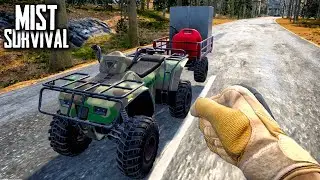 Stunt Driving With Our New ATV! Surviving Day 16 | Mist Survival | E16