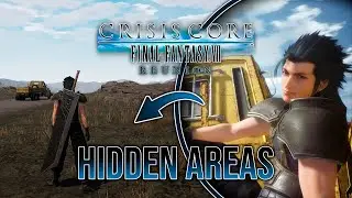 CRISIS CORE -FFVII- REUNION | Deep dive into more CUTSCENE MAPS! [Hidden Areas]